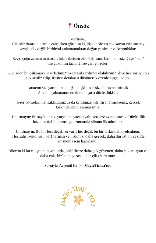 Gerçek Bir İlişki Farkındalik Çalışması eKitap