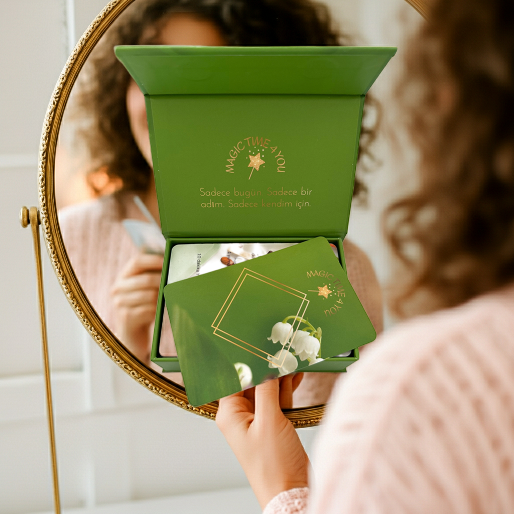 🍀 Şimdi sıra bende 💫 Evet Artık sıra sende.
Her gün bir kartla, farkındalıkla hafifle.