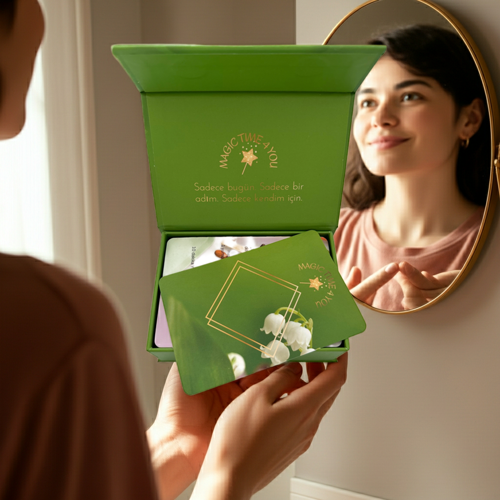 🍀 Şimdi sıra bende 💫 Evet Artık sıra sende.
Her gün bir kartla, farkındalıkla hafifle.